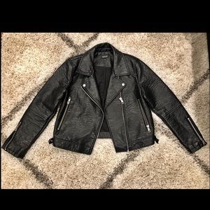 Topshop Faux Leather Jacket
